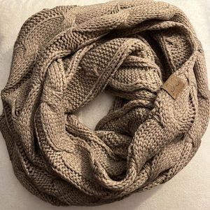 C.C. Cable knit infinity scarf